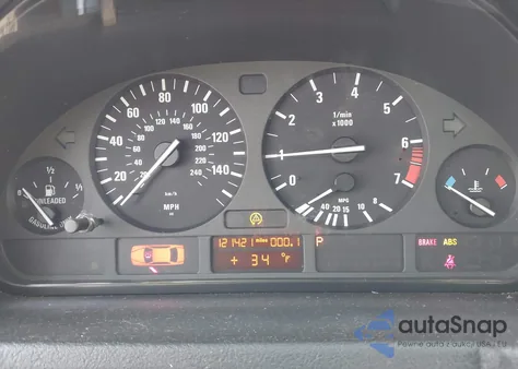 2001 BMW X5 3.0 из США, поврежденный, VIN WBAFA53551LM78021